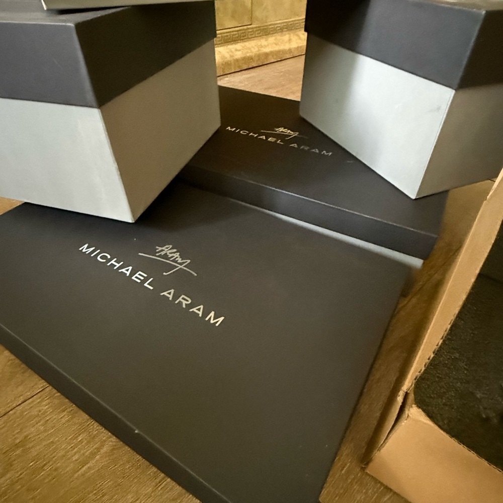 Michael Aram Black and White Gift Boxes